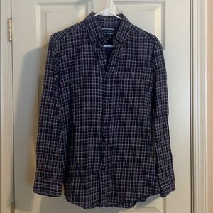 Men’s Club Room Flannel Button-down Shirt Small
